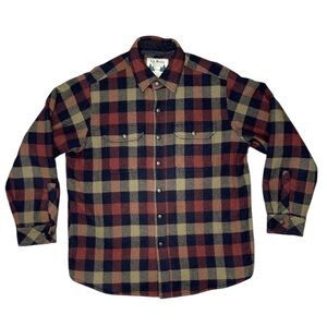 L. L. Bean wool insulated shirt jacket